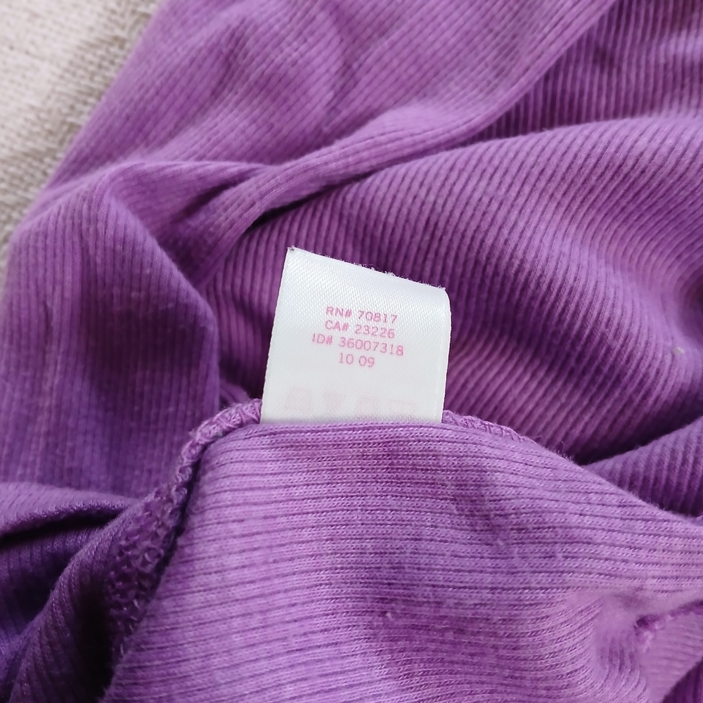 PINK '09 cotton purple y2k tank top - Picture 7 of 9